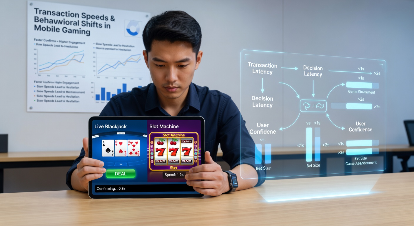 Mobiele spelers die live blackjack en slots bedienen met snelle transactiebevestigingen zichtbaar op het scherm