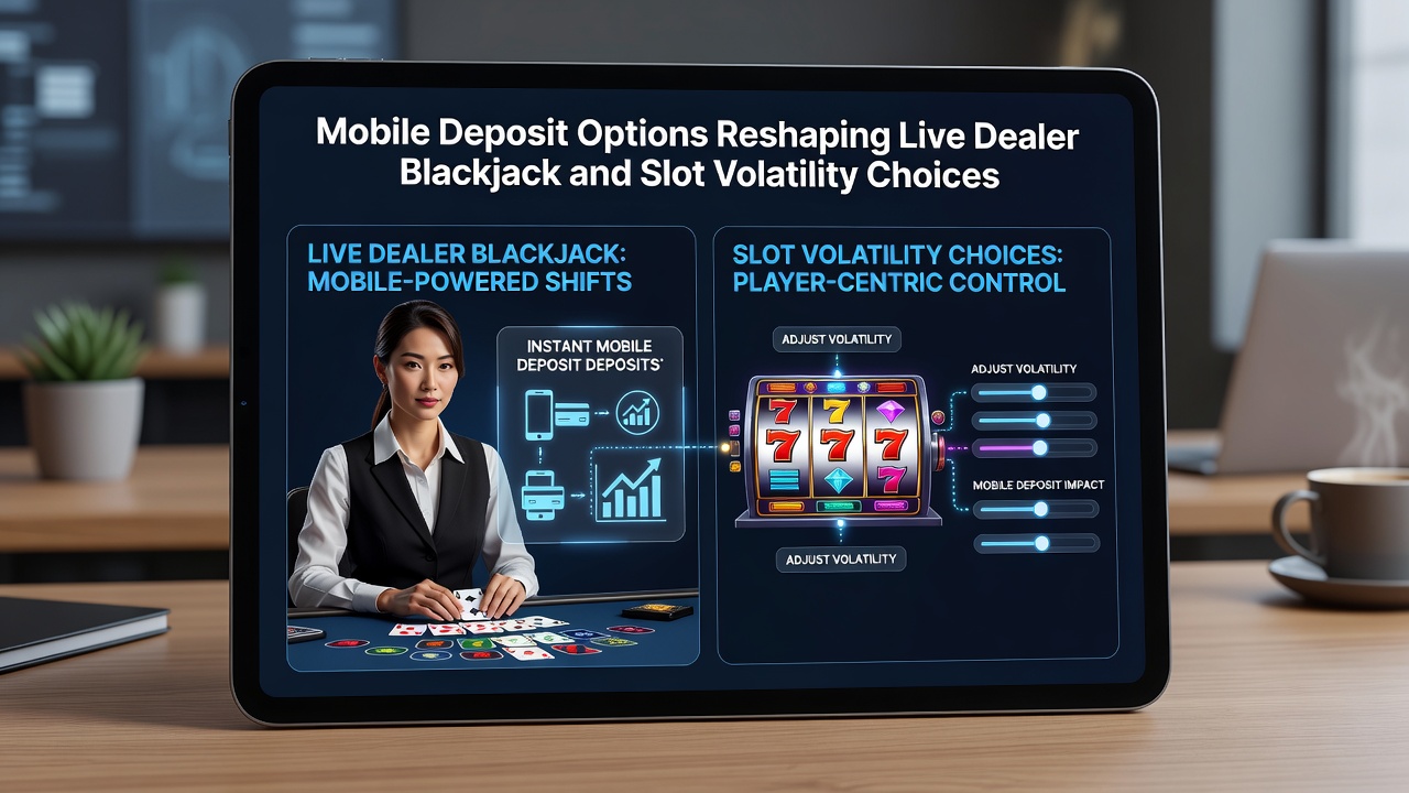 Gebruikers die mobiel storten en slots met volatiliteit selecteren