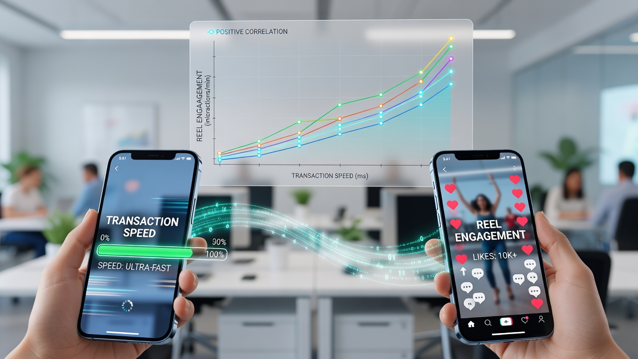 Close-up van smartphone scherm met snelle reel spins en betalingsbevestiging in een mobiele interface