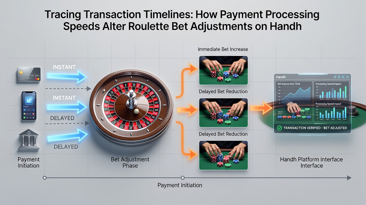 Mobiele roulette interfaces en transactie timelines